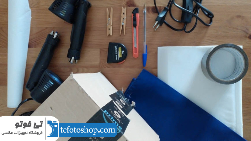 ابراز لازم برای ساخت خیمه عکاسی 