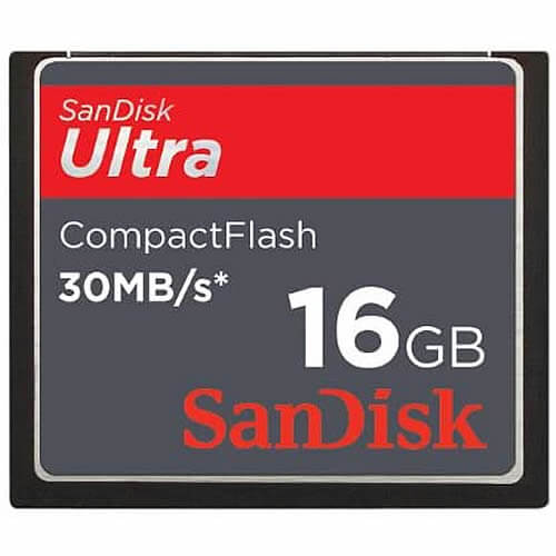 کارت حافظه سندیسک Sandisk Ultra 30MB/s CompactFlash CF 16GB (آکبند)