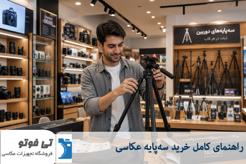 راهنمای کامل خرید سه پایه عکاسی